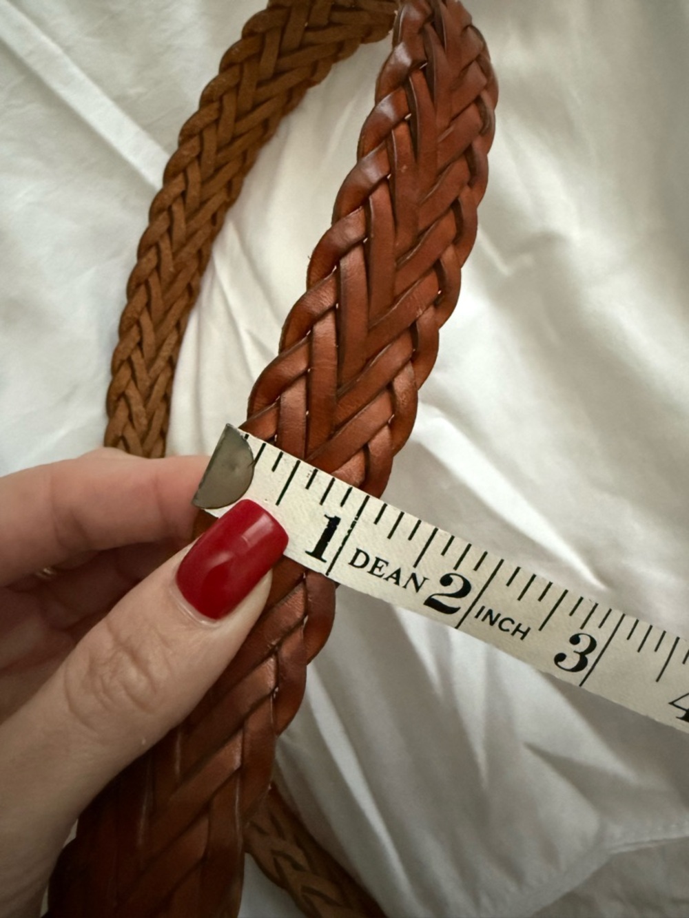 Christian Dior Vintage Braided Leather Belt - Tan and Brown - Picture 14 of 14